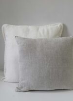 Wit katoenen sierkussen - Afbeelding 2